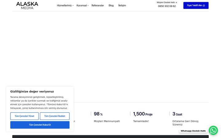 Screenshot of alaskamedya.com.tr