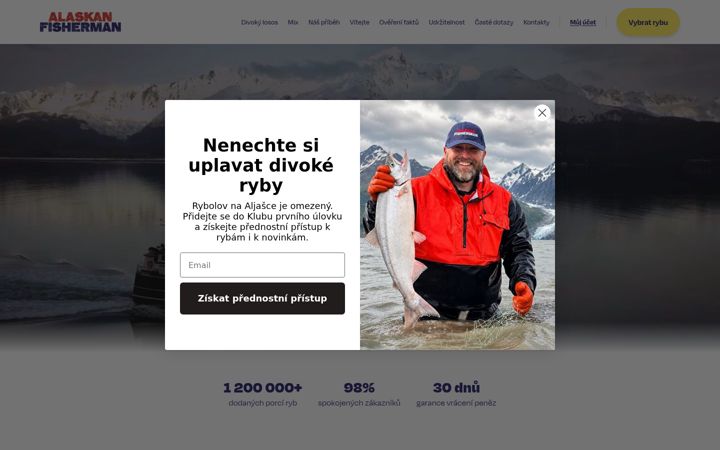 Screenshot of alaskanfisherman.cz