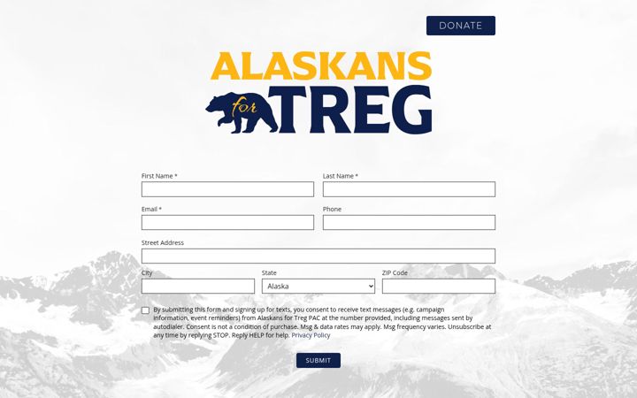 Screenshot of alaskansfortreg.com
