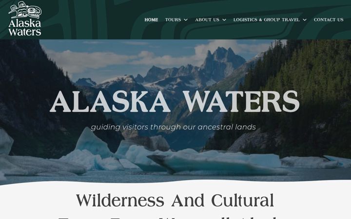 Screenshot of alaskawaters.com