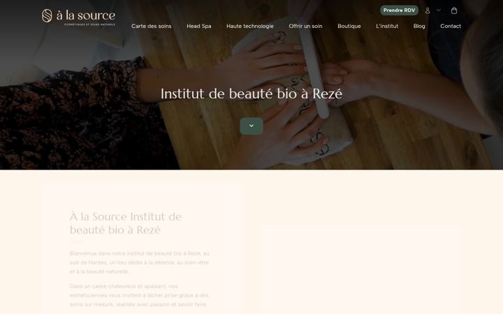 Zrzut ekranu alasource-bienetre.fr