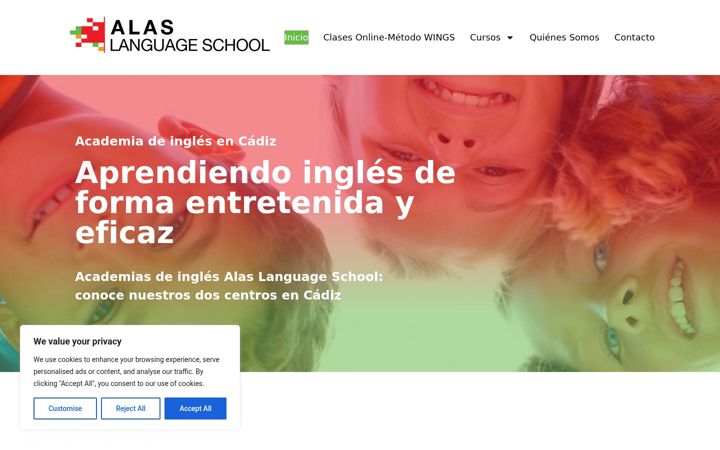 Ekraanipilt saidist alasschool.es