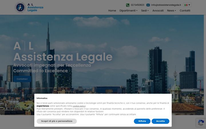 Screenshot of alassistenzalegale.it