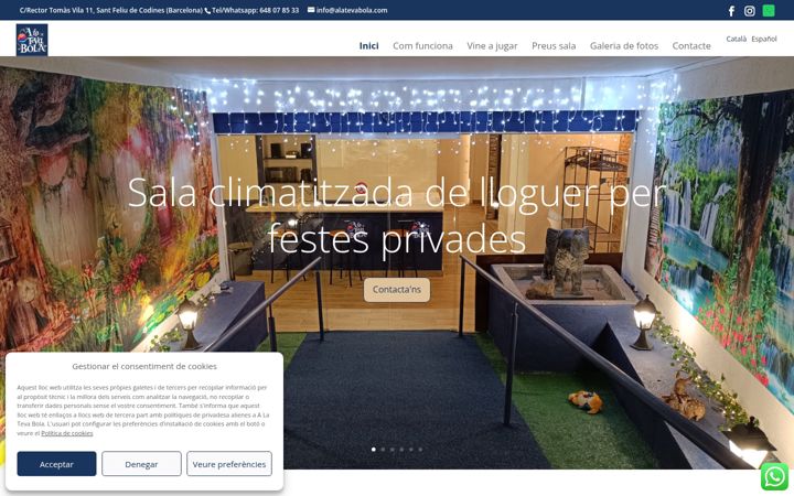 Screenshot του alatevabola.com