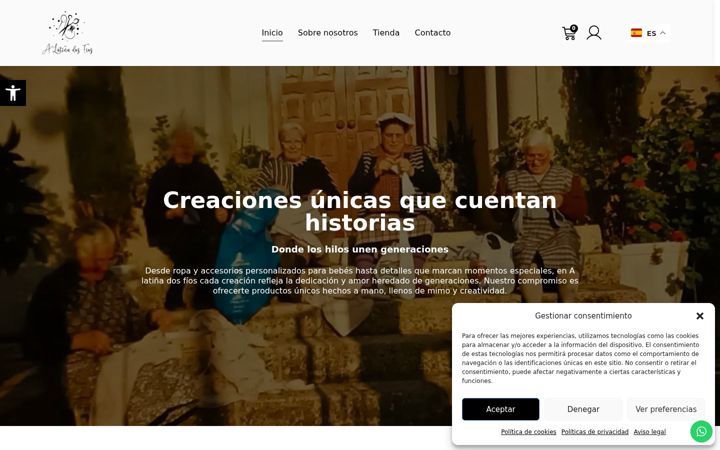 Screenshot of alatinadosfios.com