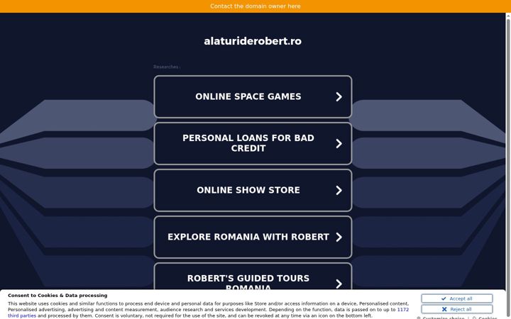 Screenshot of alaturiderobert.ro