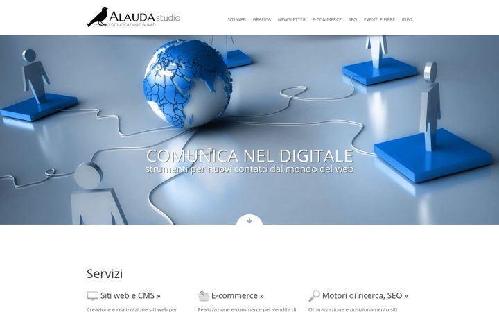 Screenshot of alaudastudio.it