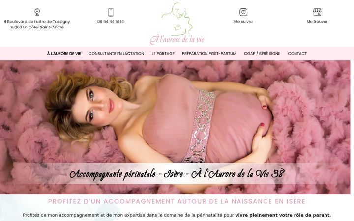 Screenshot of alauroredelavie.fr