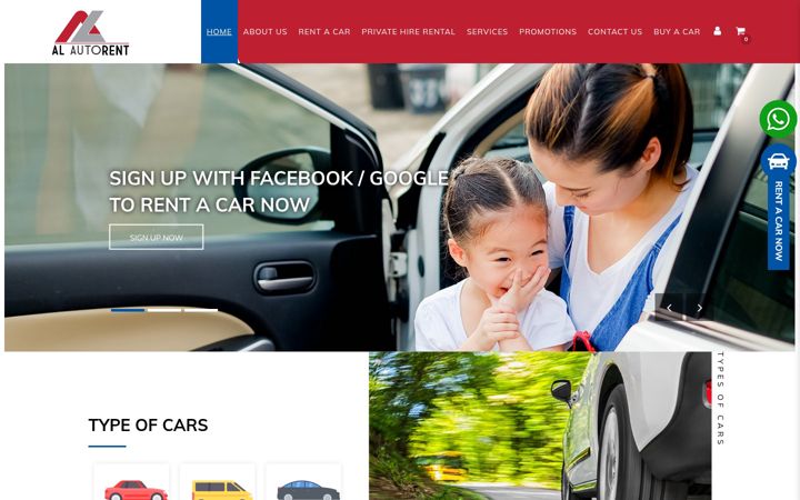 Screenshot of alautorent.sg