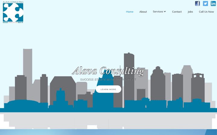 Screenshot of alavaconsulting.com