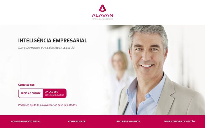 Screenshot of alavan.pt