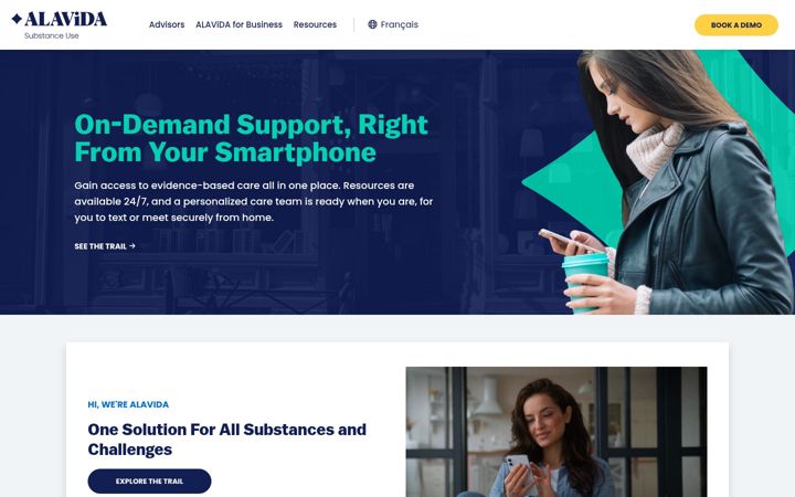 Screenshot of alavida.com