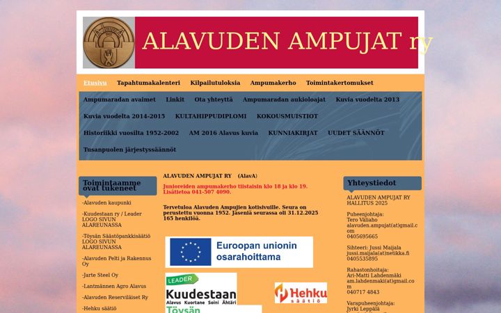 Captura de ecrã de alavudenampujat.fi
