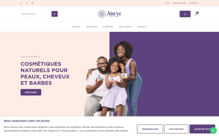 Screenshot of alavye.com