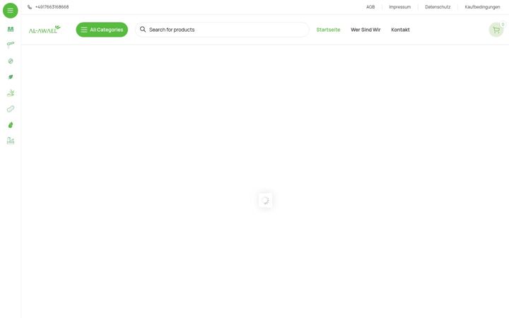 Screenshot of alawaelgewurze.de