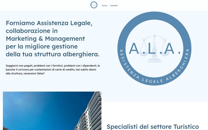 Screenshot of alaweb.it