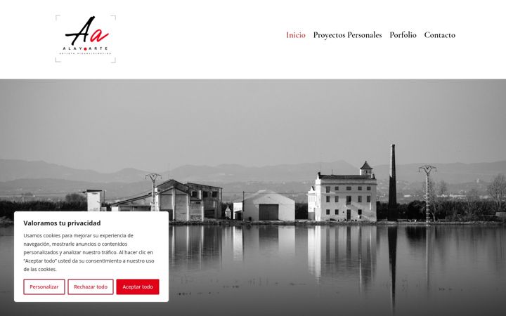 Screenshot of alayarte.es