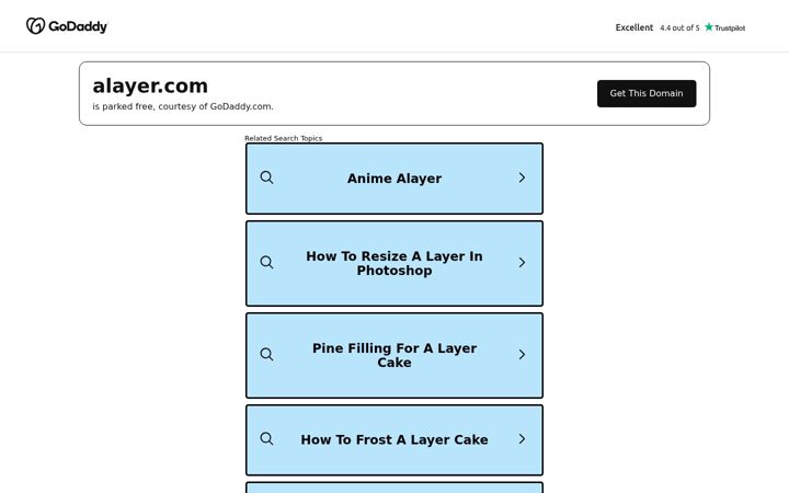 Screenshot of alayer.com
