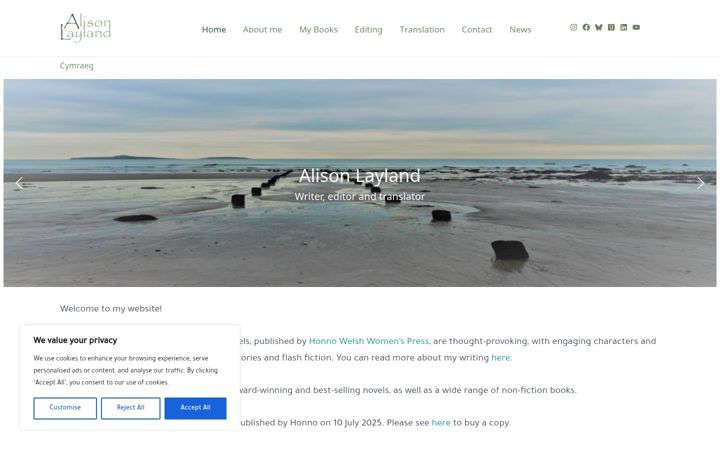 Screenshot of alayland.uk
