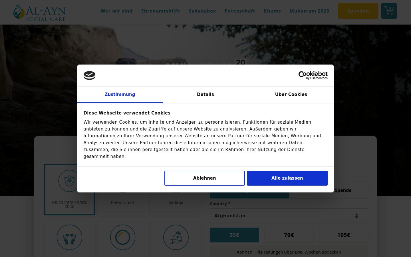 Zrzut ekranu banera zgody wyświetlanego przed jakąkolwiek interakcją