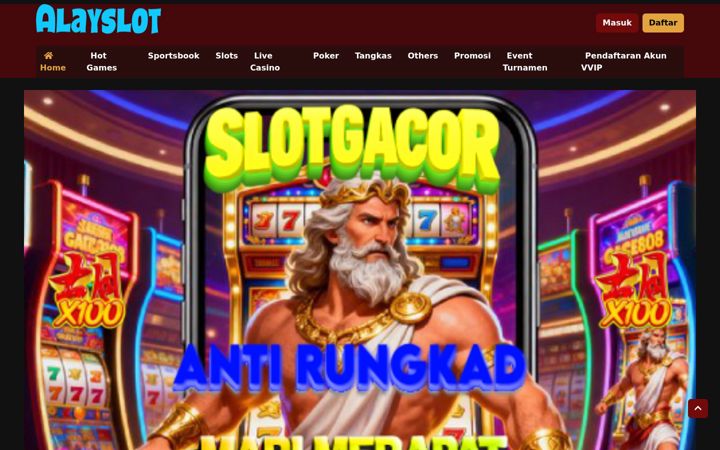 Screenshot of alayslot.com