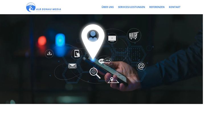 Screenshot of alb-donau-media.de