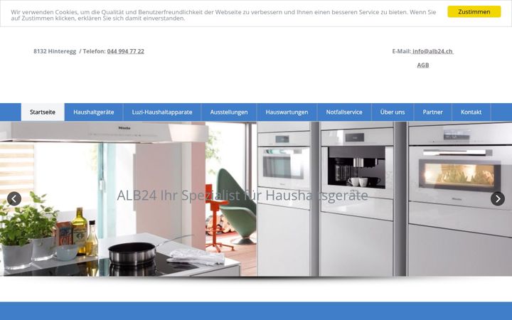 Screenshot of alb24.ch