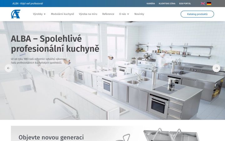 Screenshot of alba-horovice.cz