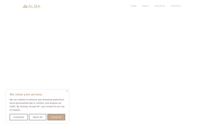 Screenshot van alba-lines.com