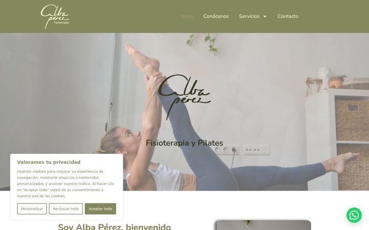 Screenshot of alba-perez.com