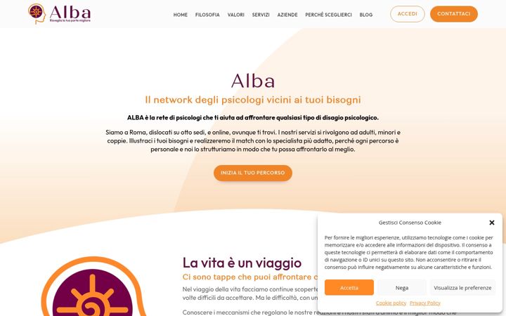 Screenshot of alba.vision