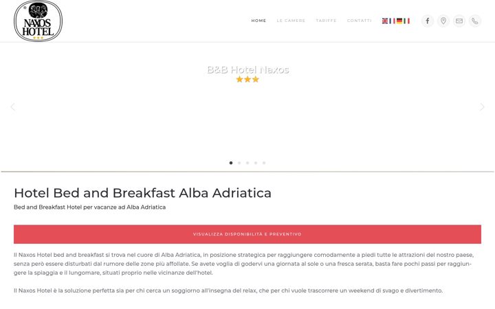 Screenshot of albaadriaticahotelresidence.it