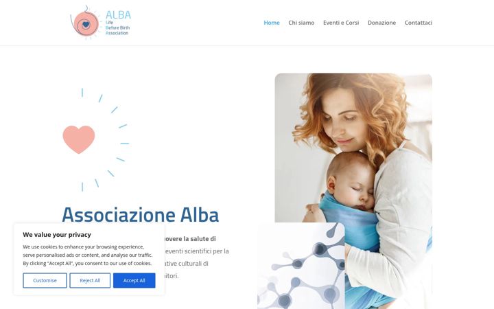 Screenshot of albaassociazione.it