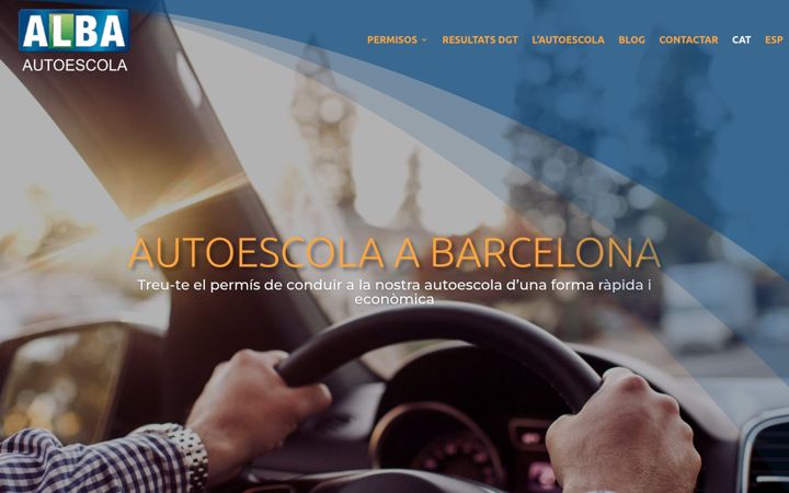 Screenshot of albaautoescola.com