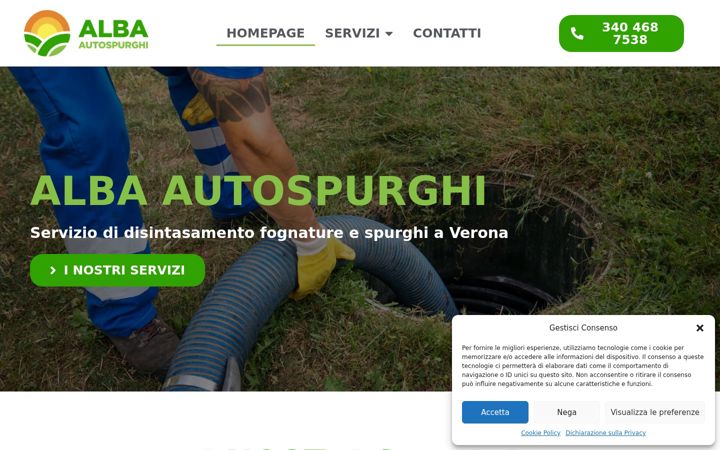 Screenshot of albaautospurghi.it