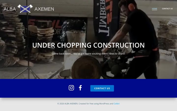 Screenshot of albaaxemen.co.uk