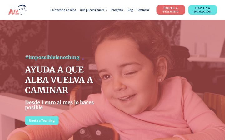 Screenshot of albaayuda.com