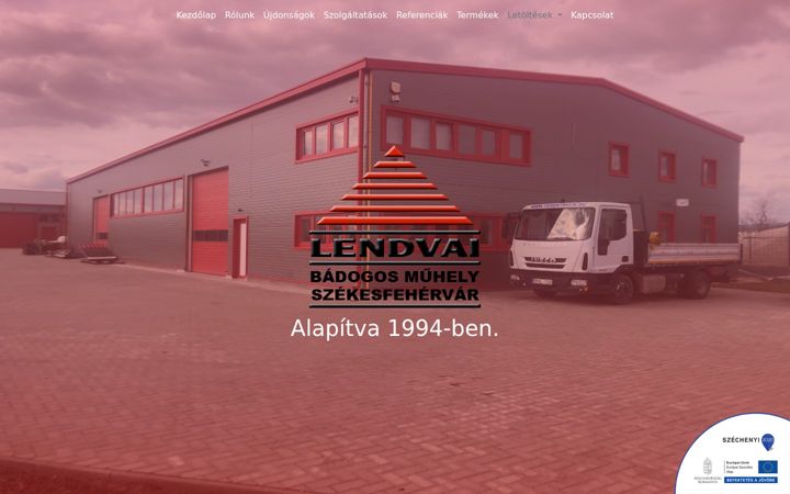 Captura de pantalla de albabadog.hu
