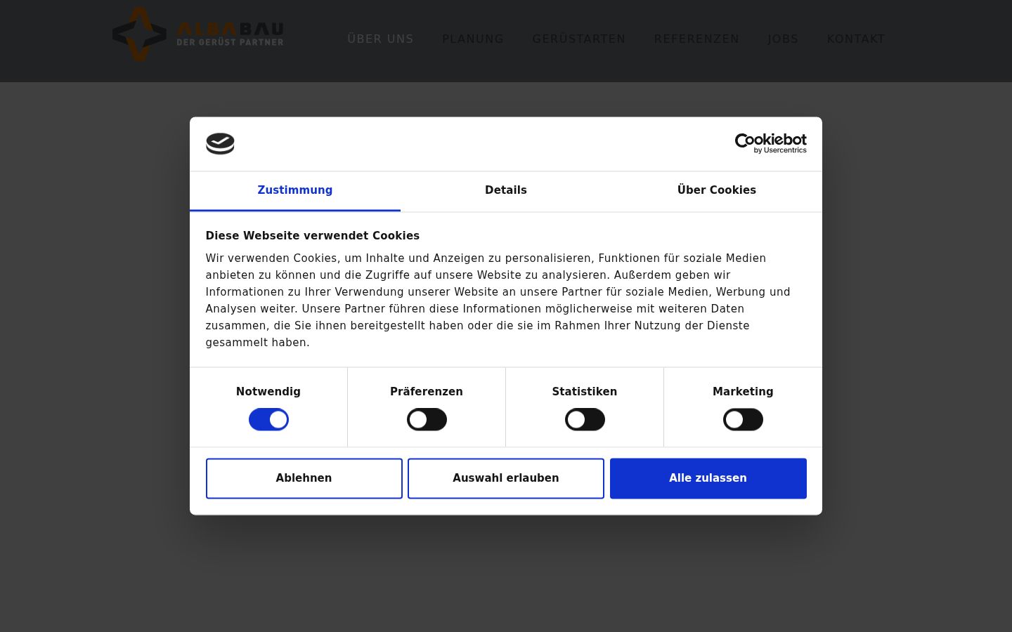 Kuvakaappaus suostumusbannerista, joka näytettiin ennen mitään vuorovaikutusta