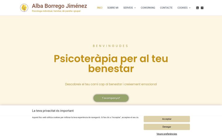 Screenshot von albaborregopsicologa.es