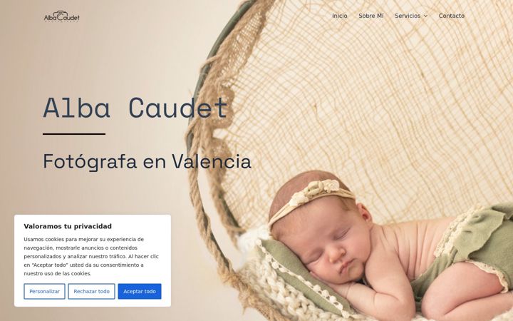 Screenshot of albacaudet.com
