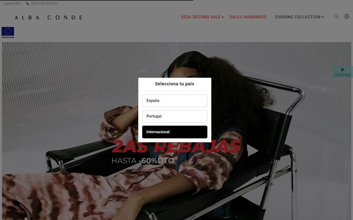 Skjermbilde av albaconde.com