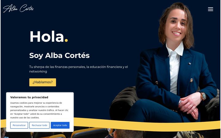 Screenshot von albacortes.es