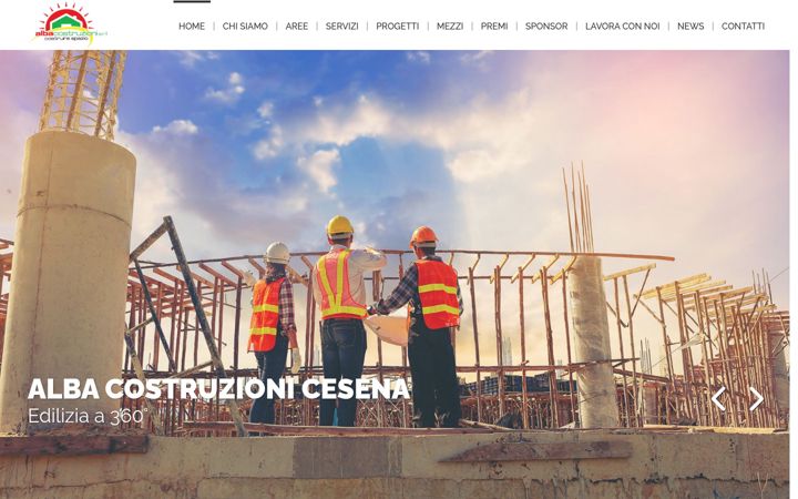 Screenshot of albacostruzionicesena.com