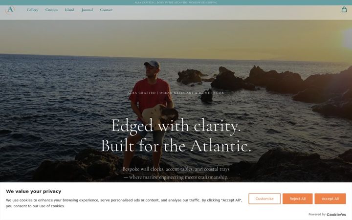 Skjermbilde av albacrafted.com