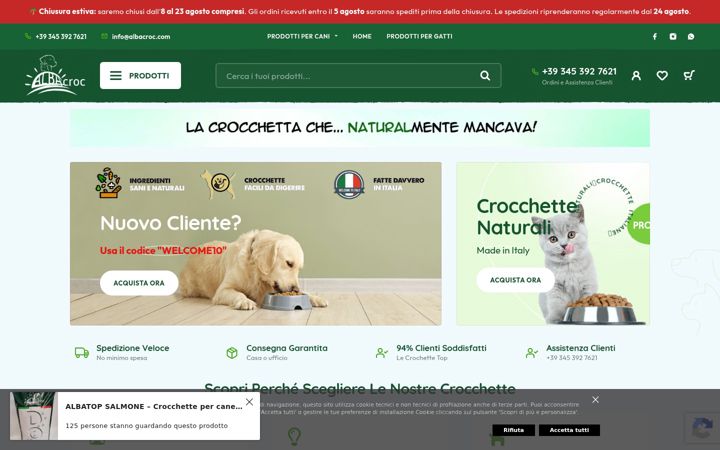 Screenshot of albacroc.it