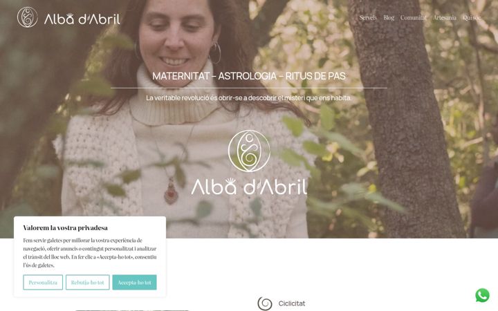 Screenshot of albadabril.cat