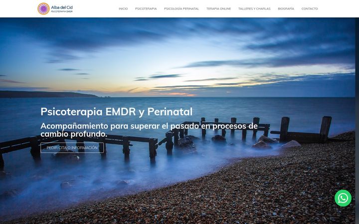 Screenshot of albadelcid.com