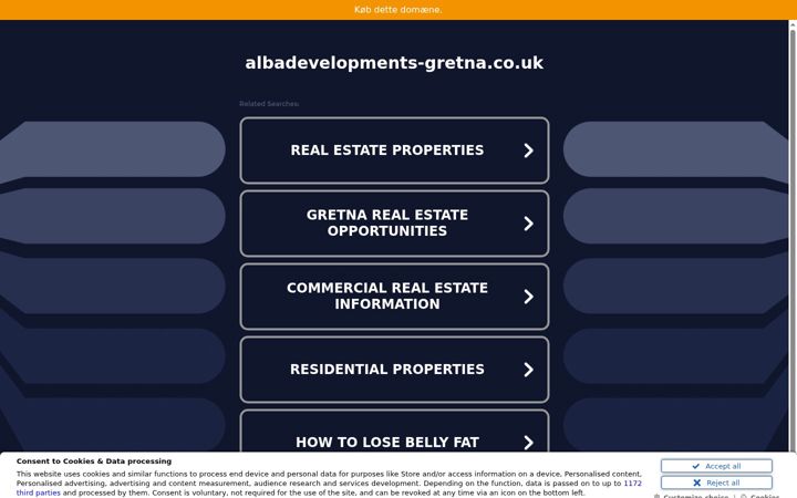 Captura de pantalla de albadevelopments-gretna.co.uk