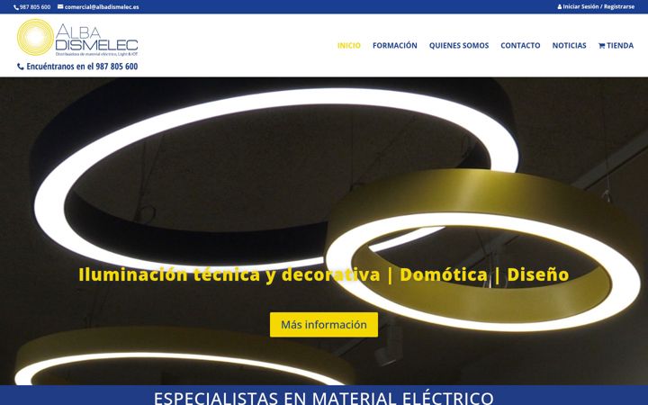 Screenshot of albadismelec.com
